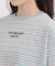 クロップドボーダーTシャツ