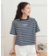 クロップドボーダーTシャツ