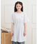 パイピングドロストTシャツワンピース