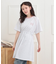 パイピングドロストTシャツワンピース