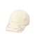 リボン刺繍キャップ