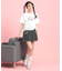 フロントドロストリボンTシャツ