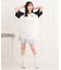 ワッペン風チュニックTシャツ