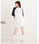 ワッペン風チュニックTシャツ