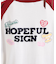 ワッペン風チュニックTシャツ