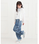 デニムバレルカーゴパンツ