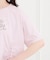 レースアップTシャツ