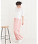 レースアップTシャツ