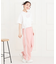 レースアップTシャツ