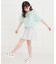 レースアップTシャツ