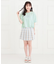 レースアップTシャツ