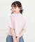 レースアップTシャツ