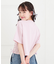 レースアップTシャツ