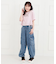 レースアップTシャツ