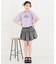 レースアップTシャツ
