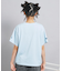 オーロラプリントハートあきTシャツ