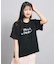 オーロラプリントハートあきTシャツ