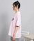 【接触冷感】Vネック衿付きアップリケビッグTシャツ