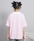 【接触冷感】Vネック衿付きアップリケビッグTシャツ