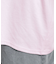 【接触冷感】Vネック衿付きアップリケビッグTシャツ
