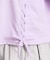 レースアップTシャツ