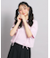 レースアップTシャツ
