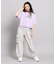 レースアップTシャツ