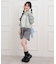 メッシュラインジップパーカ