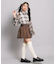 ベルト付プリーツスカート