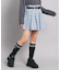 ベルト付プリーツスカート