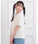 ふわふわパフスリーブ半袖トップス