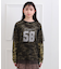 メッシュレイヤード風ロングT