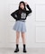 メッシュレイヤード風ロングT