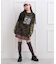 メッシュレイヤード風ロングT