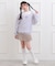 ラメ裏毛オフショル風プルオーバー