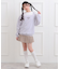 ラメ裏毛オフショル風プルオーバー