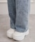 ワンポイント刺繍イージーロングパンツ