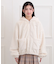 フード付きフェイクファーブルゾン