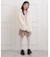 フード付きフェイクファーブルゾン