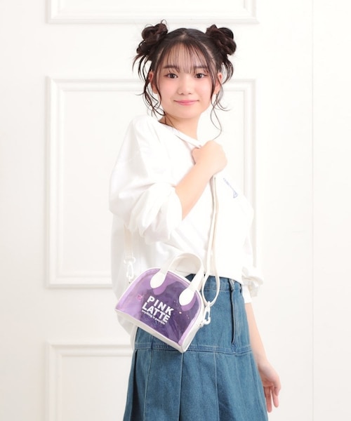 PVCミニボストンバッグ｜ピンクラテの通販｜&mall（アンドモール）三井