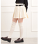 ベルト付きプリーツスカート