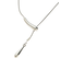 【夏SALE／スライド式／長さ調節可】Y字デザインネックレス
