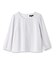 【フォーマル/入卒/洗える】フロントタックシフォンブラウス