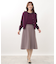 【WEB限定カラーあり／マシンウォッシュ】サテンフレアスカート