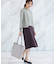 【WEB限定カラーあり／マシンウォッシュ】サテンフレアスカート