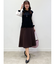 【WEB限定カラーあり／マシンウォッシュ】サテンフレアスカート