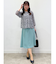 【WEB限定カラーあり／マシンウォッシュ】サテンフレアスカート