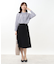 【WEB限定カラーあり／マシンウォッシュ】サテンフレアスカート
