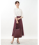 【WEB限定カラーあり／マシンウォッシュ／セットアップ可能】フラワープリントスカート