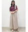 【WEB限定カラーあり／マシンウォッシュ／セットアップ可能】フラワープリントブラウス